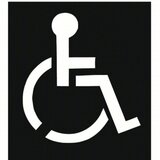 Sablon de trafic cu:simbol handicap